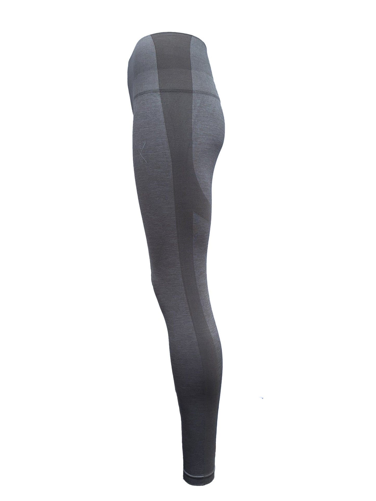CurveCandy Taupe naadloze legging met sneldrogende stof en perfecte pasvorm voor intensieve workouts