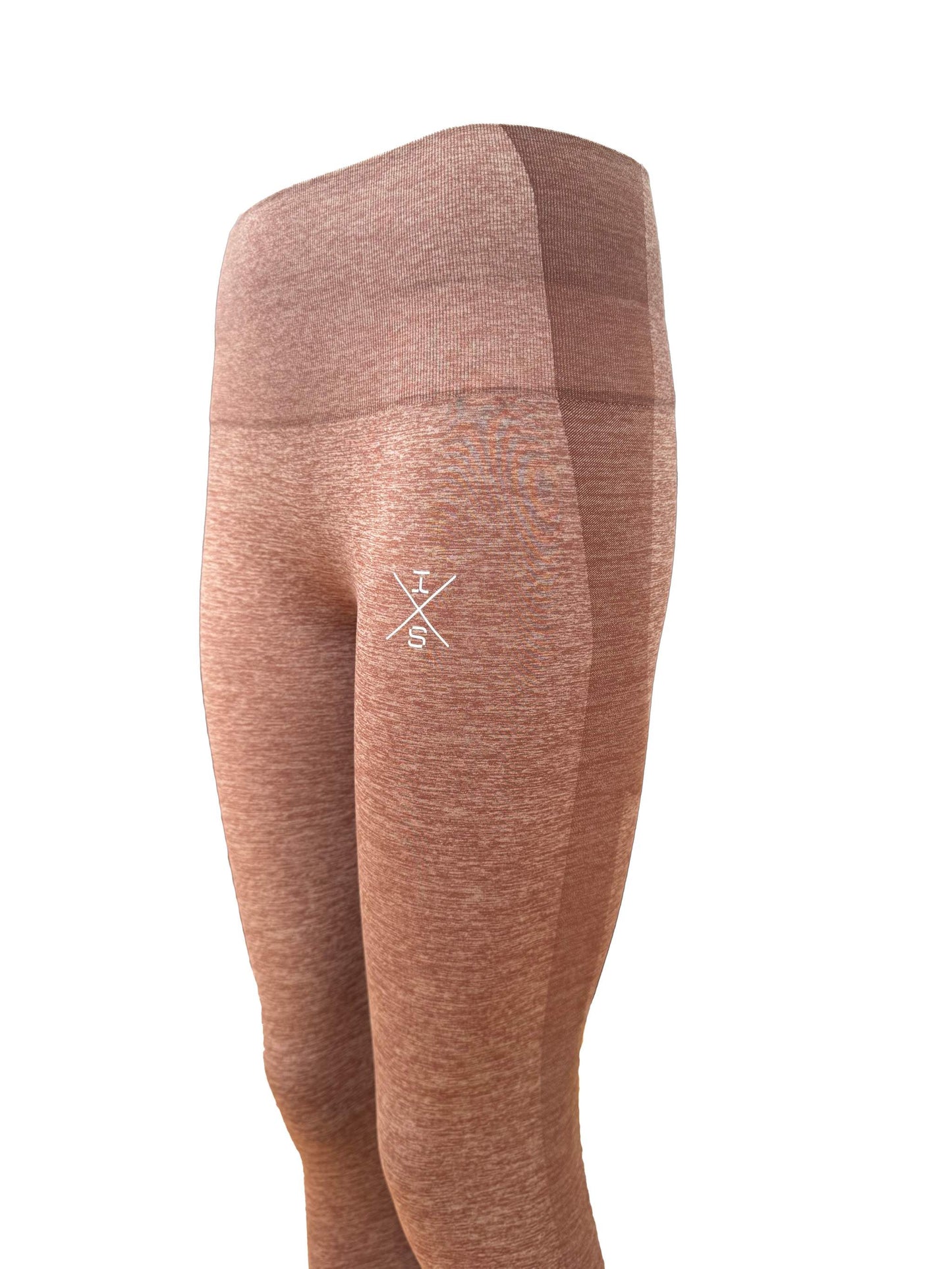 CurveCandy Mokka naadloze Mokka legging voor comfortabele, sneldrogende en prestatiegerichte workouts
