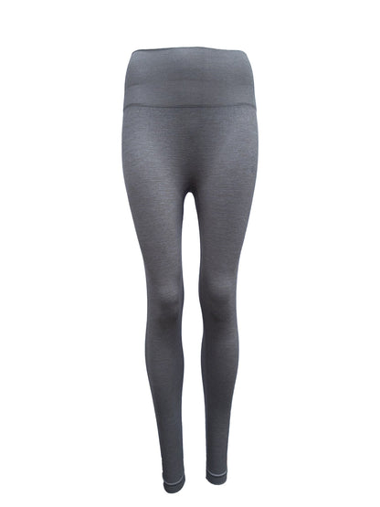 CurveCandy Taupe naadloze legging met sneldrogende stof en perfecte pasvorm voor intensieve workouts