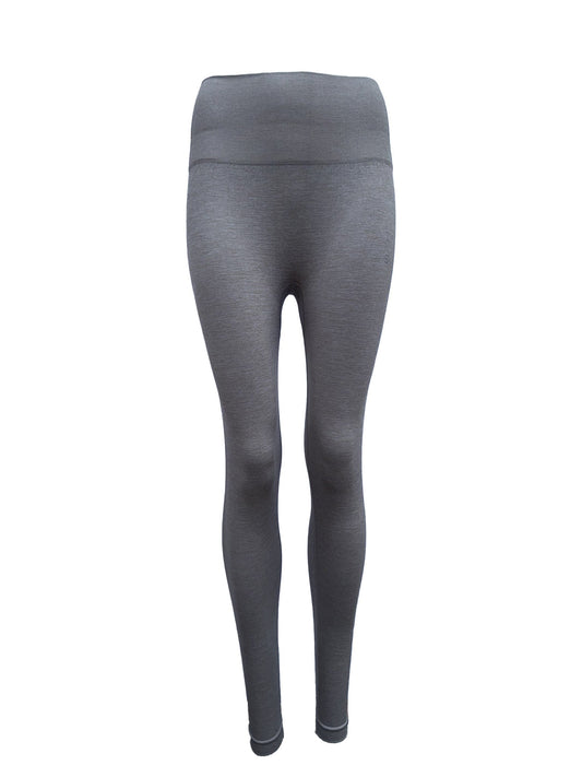 CurveCandy Taupe naadloze legging met sneldrogende stof en perfecte pasvorm voor intensieve workouts