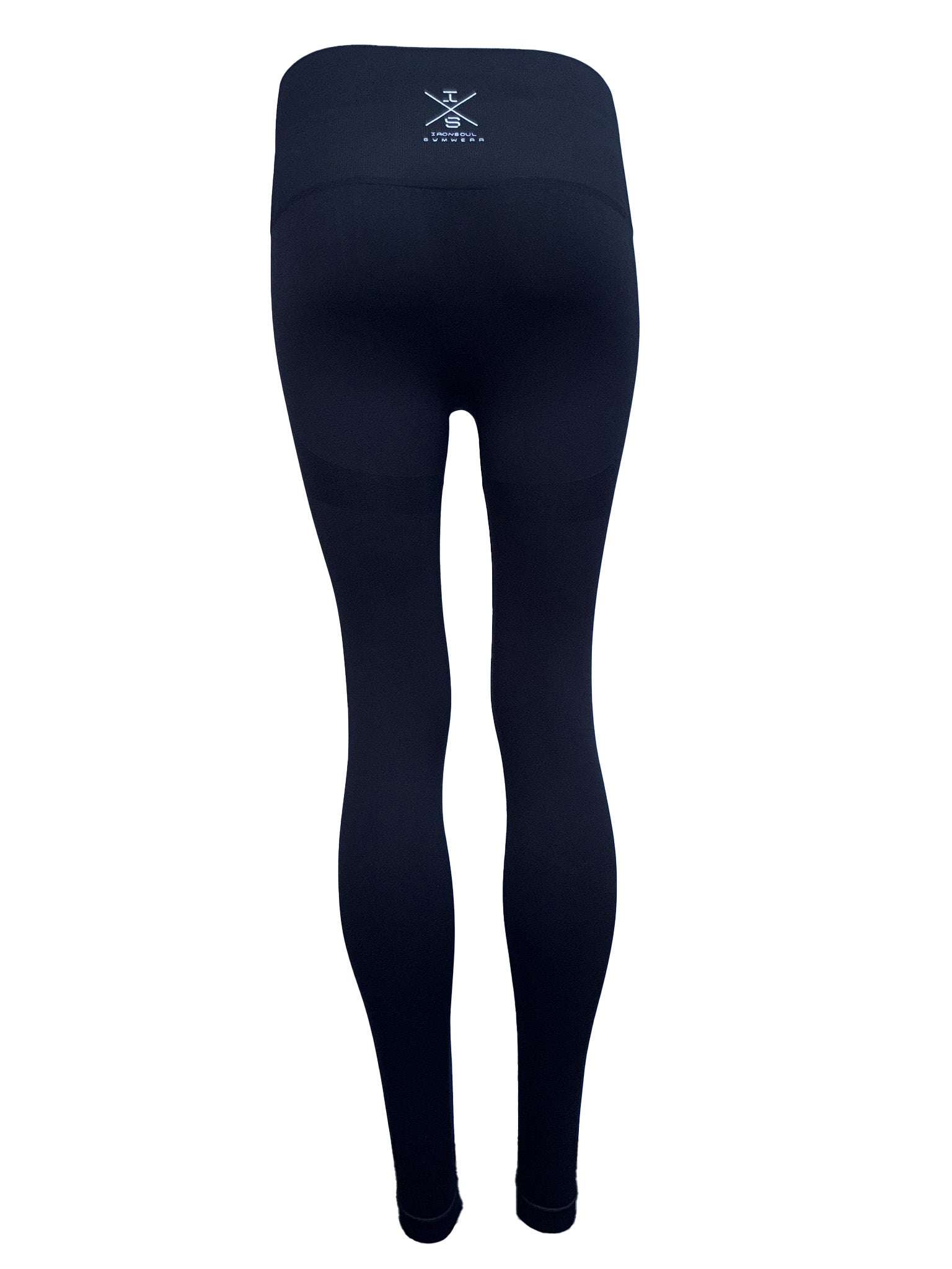 CurveCandy Zwart naadloze zwarte legging voor comfortabele, sneldrogende en prestatiegerichte workouts