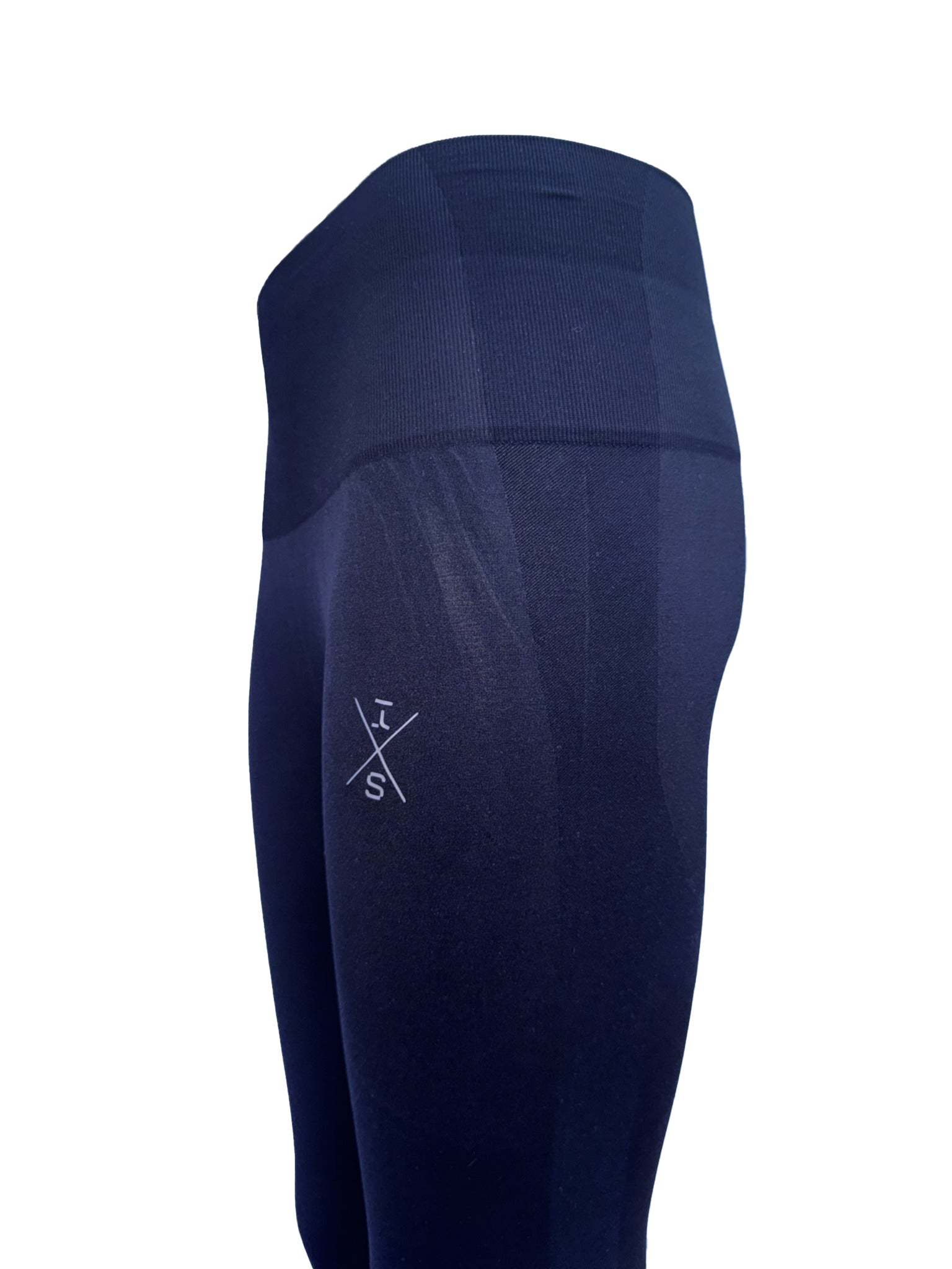 CurveCandy Zwart naadloze zwarte legging met sneldrogende stof voor optimale comfort en perfecte pasvorm tijdens intensieve workouts