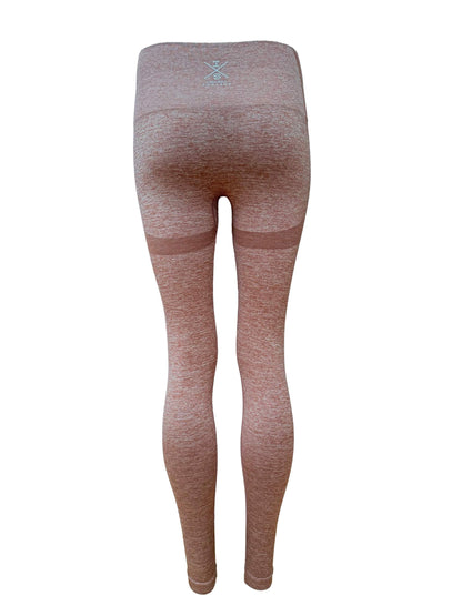CurveCandy Mokka naadloze Mokka legging voor comfortabele, sneldrogende en prestatiegerichte workouts