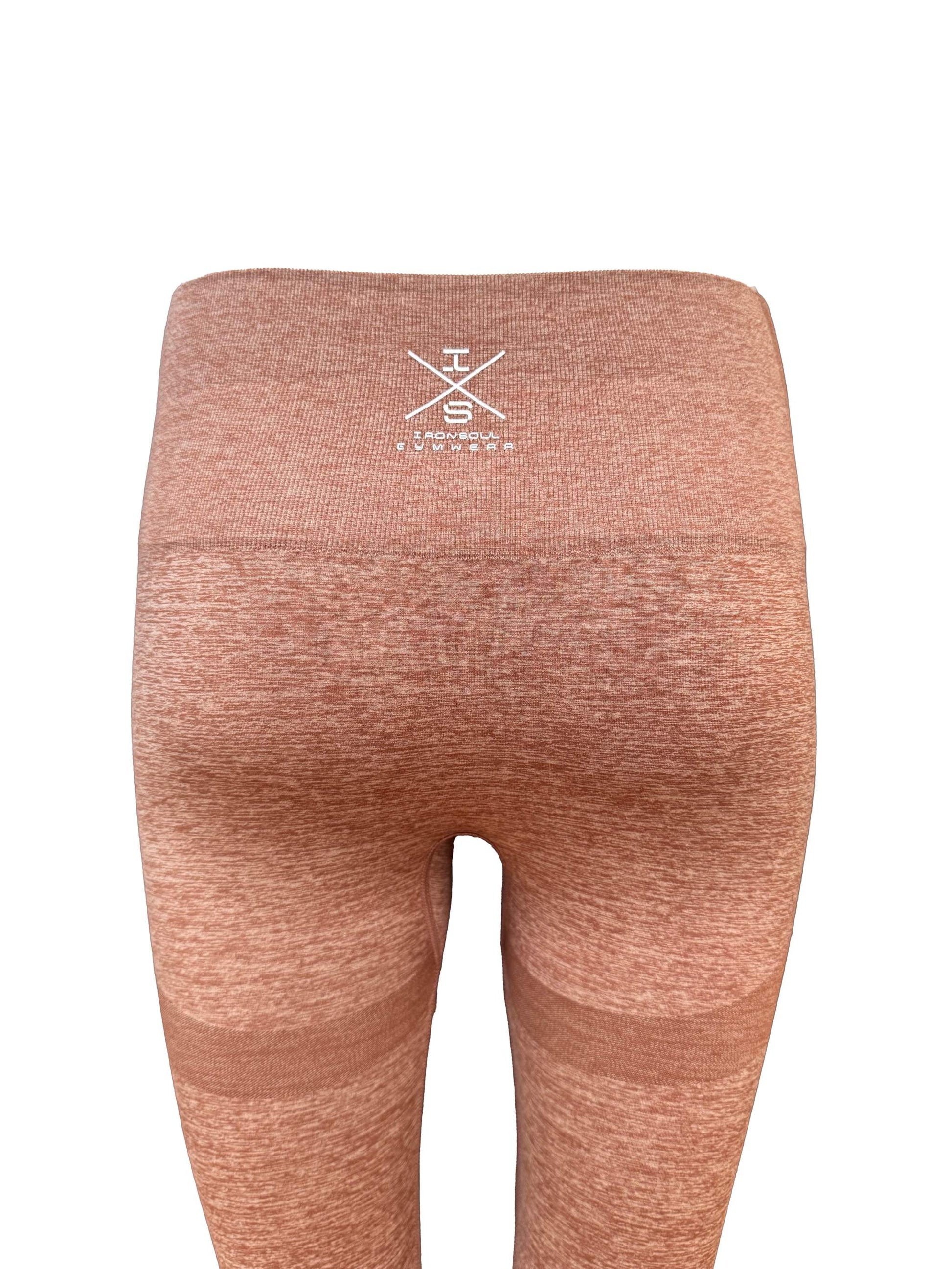 CurveCandy Mokka naadloze Mokka legging voor comfortabele, sneldrogende en prestatiegerichte workouts
