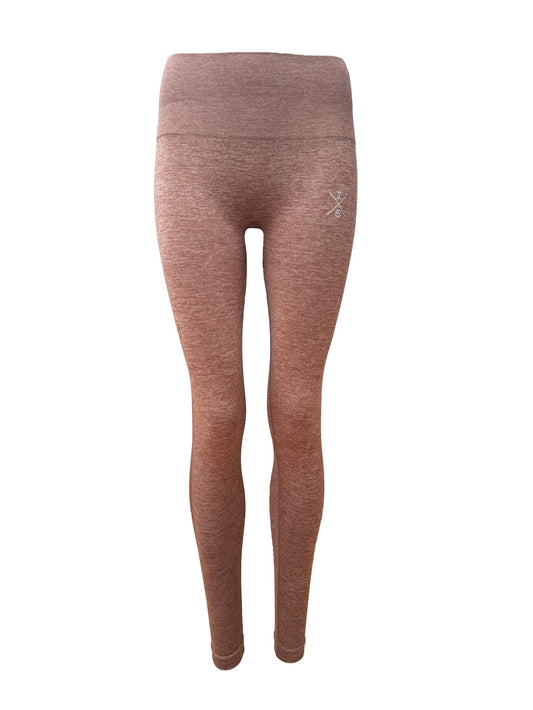 CurveCandy Mokka naadloze Mokka legging voor comfortabele, sneldrogende en prestatiegerichte workouts